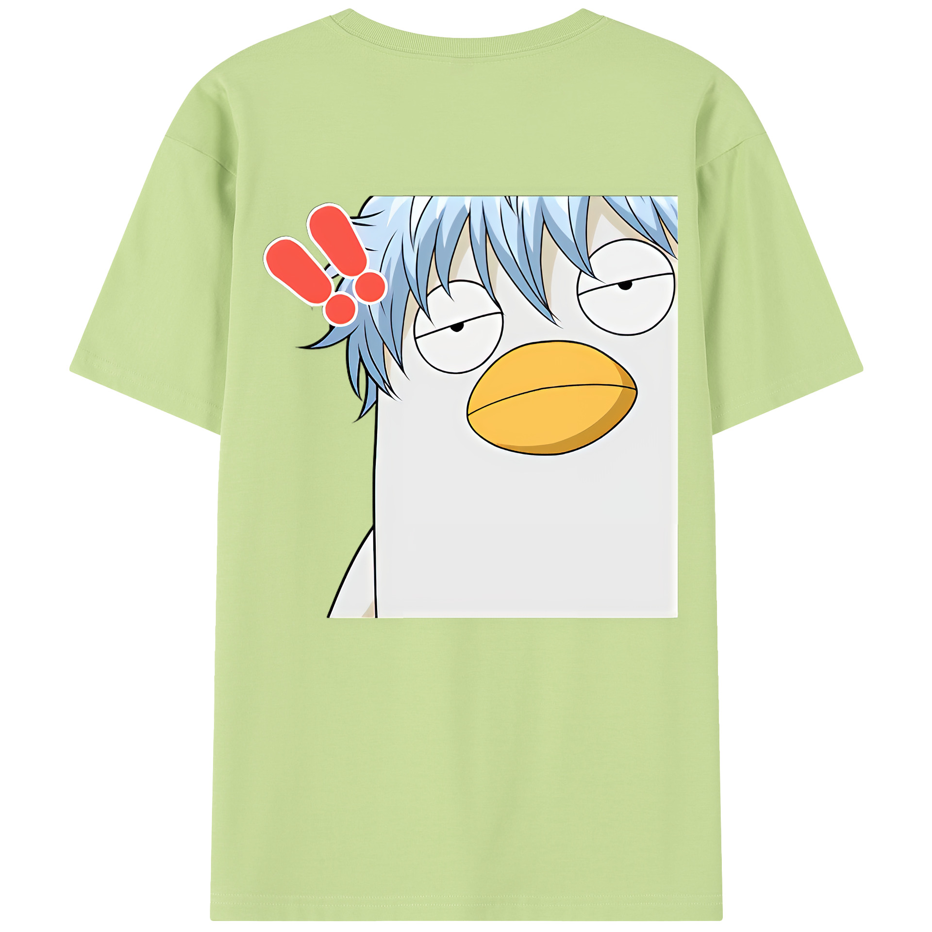 （画像用） ぎんたま 坂田銀時（さかたぎんとき） 神楽 志村新八（しむら しんぱち） GINTAMA Sakata Gintoki Kagura Shimura Shinpachi 綿100％半袖Tシャツ（背面プリント）